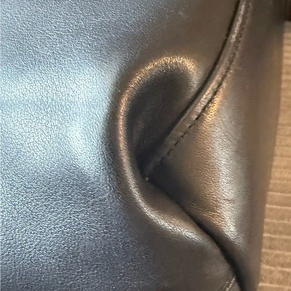 VTG Coach Legacy Charcoal Leather Shoulder Bag with Silver Hardware D1D-9058 - Picture 11 of 16